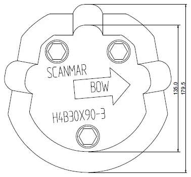 Dimension drawing of Hydrophone Seine