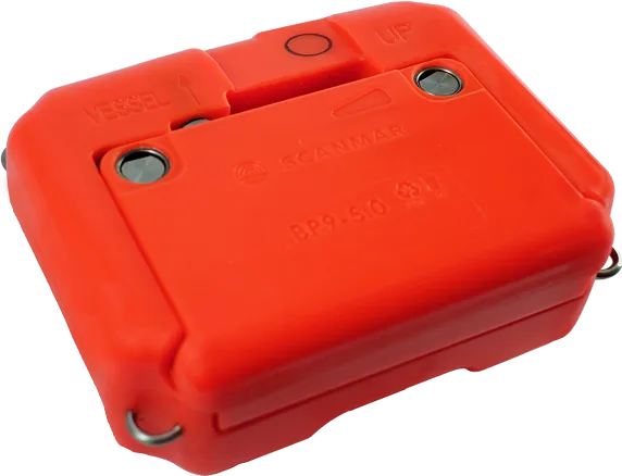 Scanmar TrawlEye, orange sensor housing